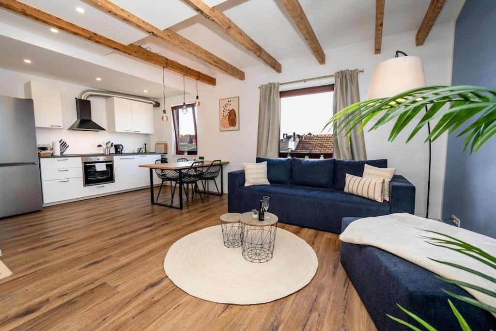 Moderne Maisonette Wohnung Im Fluesseviertel BRE Exteriér fotografie